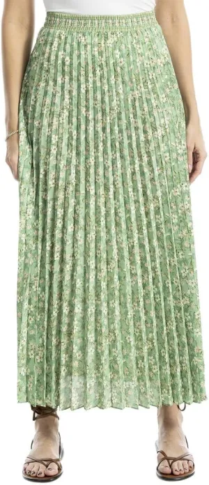 Max Studio Pleated Maxi Skirt