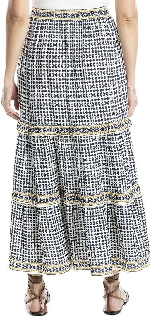 Max Studio Tiered Maxi Skirt