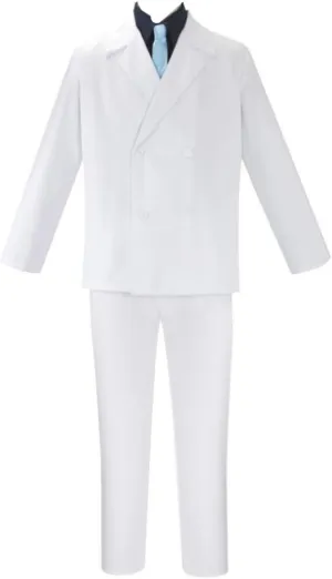Men Cosplay Costume Anime Uniform Navy hero Cloak Suit Halloween Outfits