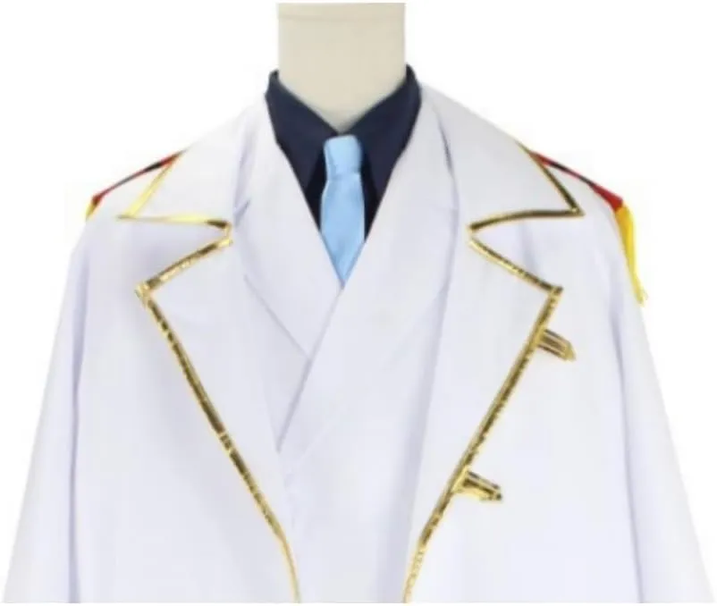 Men Cosplay Costume Anime Uniform Navy hero Cloak Suit Halloween Outfits