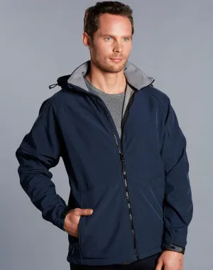 Mens Softshell Hooded Jacket JK33