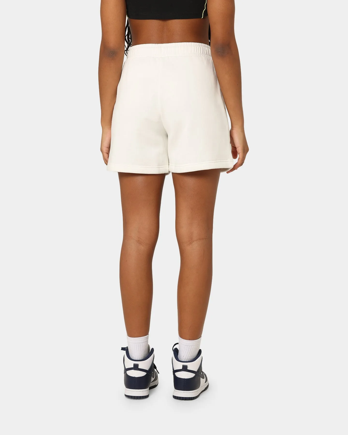 National Collegiate Athletic Association University of North Carolina Tar Heels Women's Athletic High Waisted Shorts Vintage White