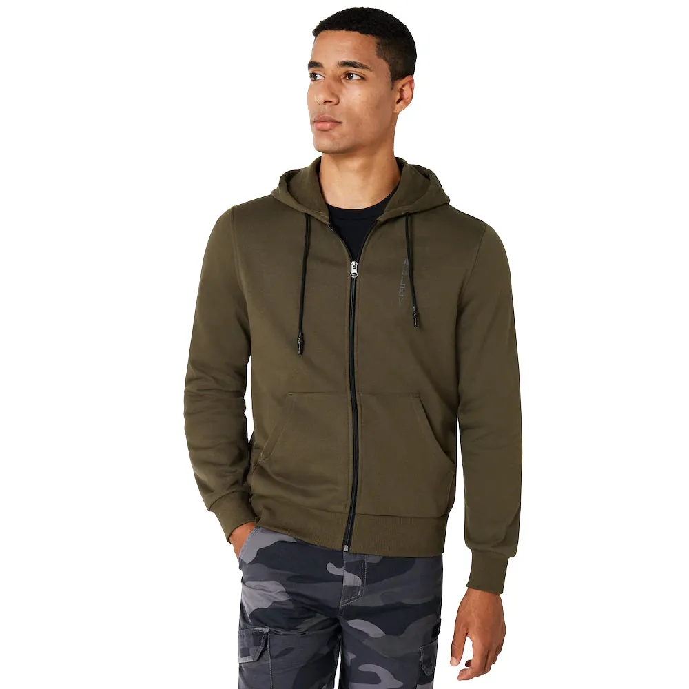 Oakley Camou Zipped Fleece Mens Hoodie