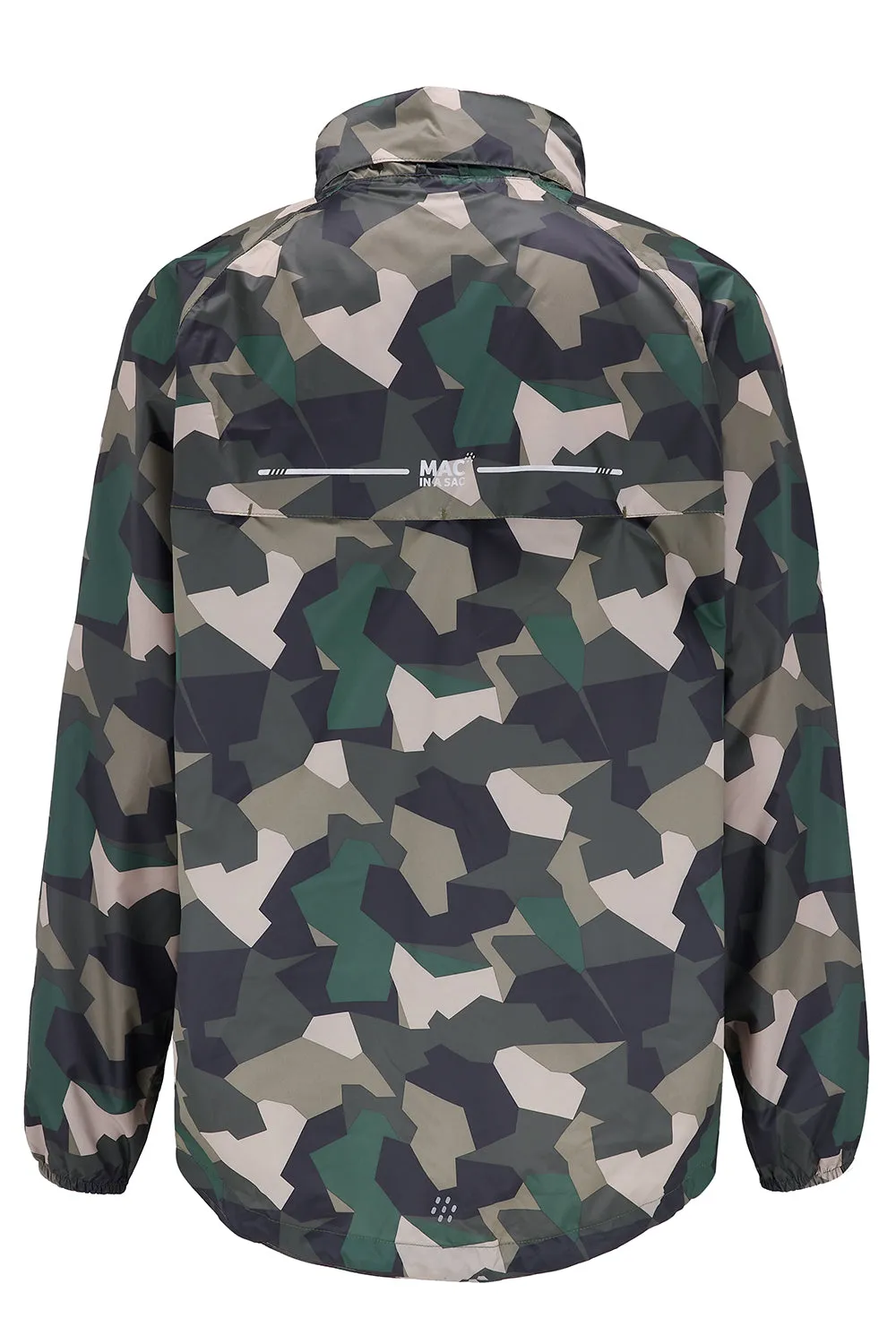 Origin Packable Waterproof Jacket - Green Camo