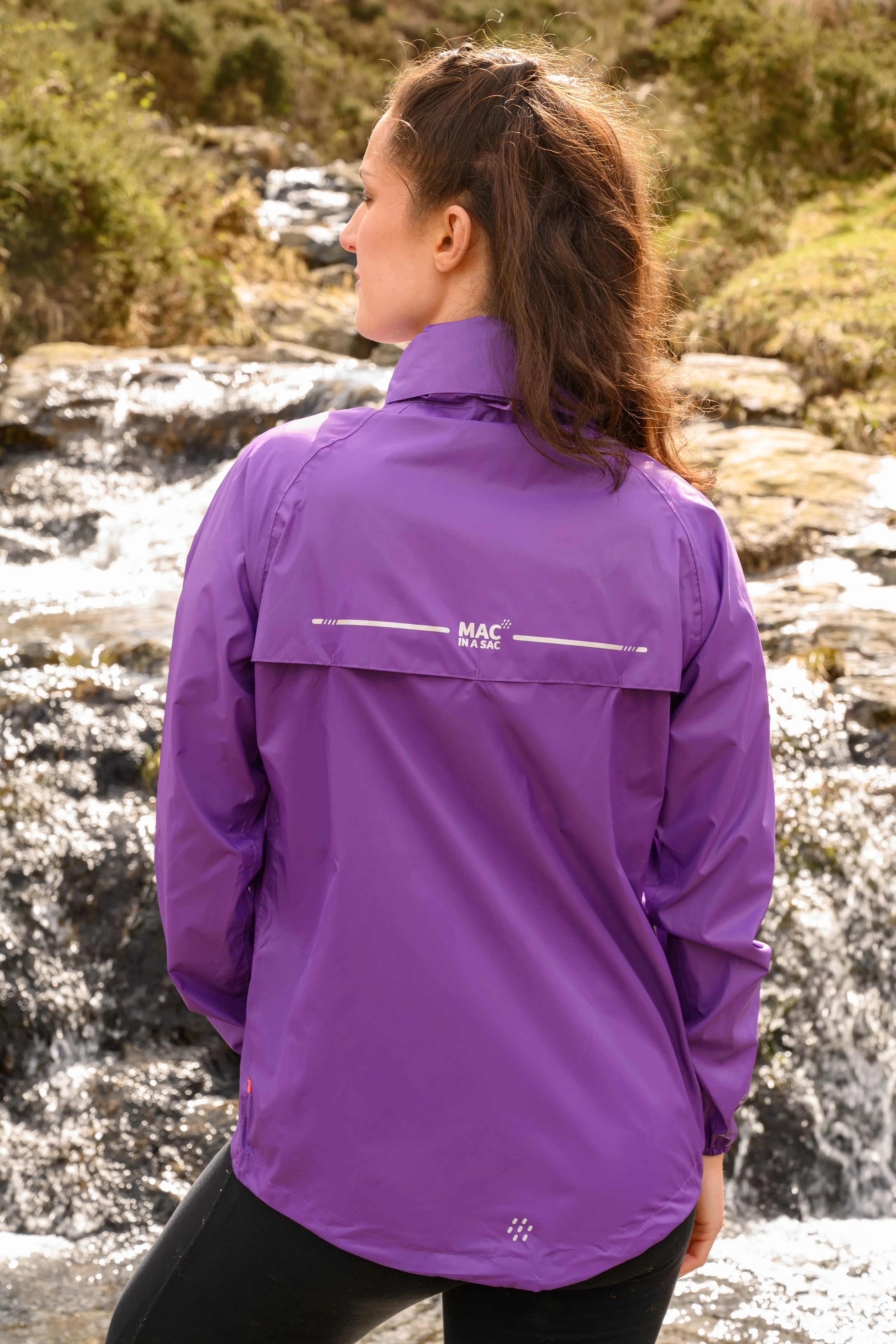 Origin Packable Waterproof Jacket - Purple