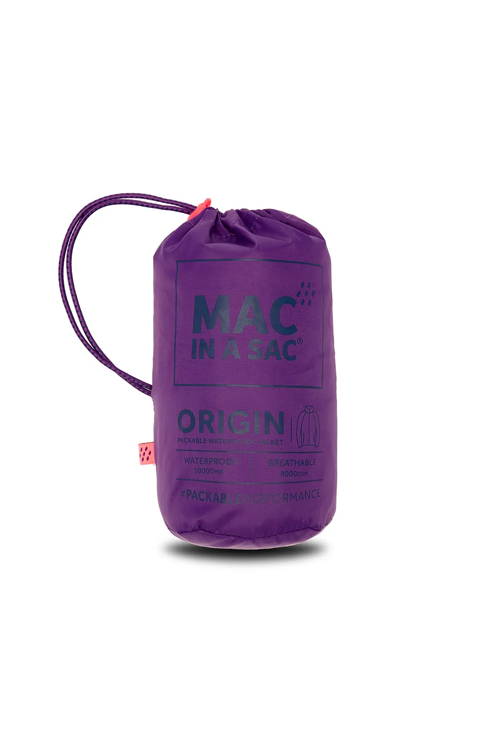 Origin Packable Waterproof Jacket - Purple