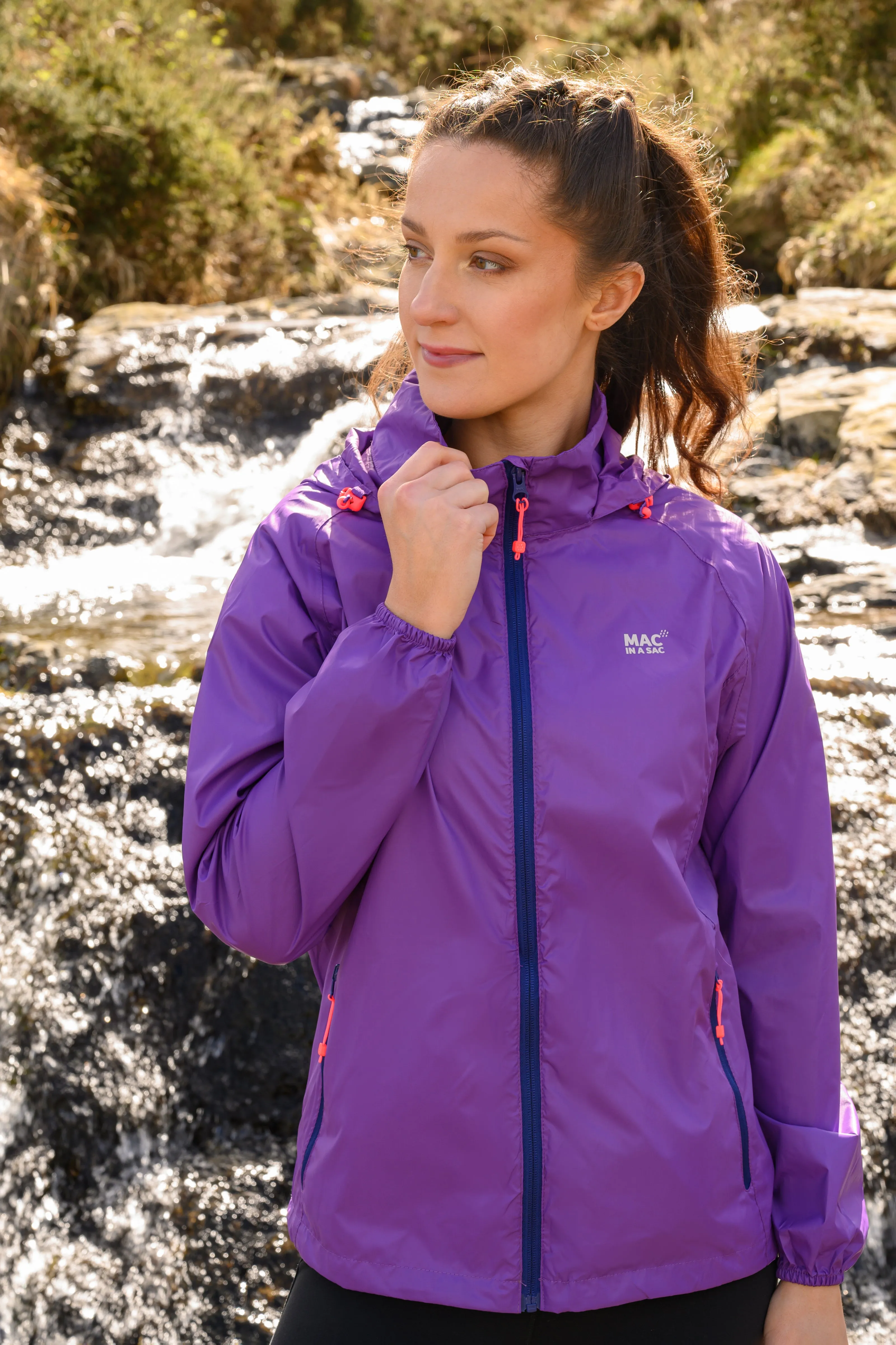 Origin Packable Waterproof Jacket - Purple