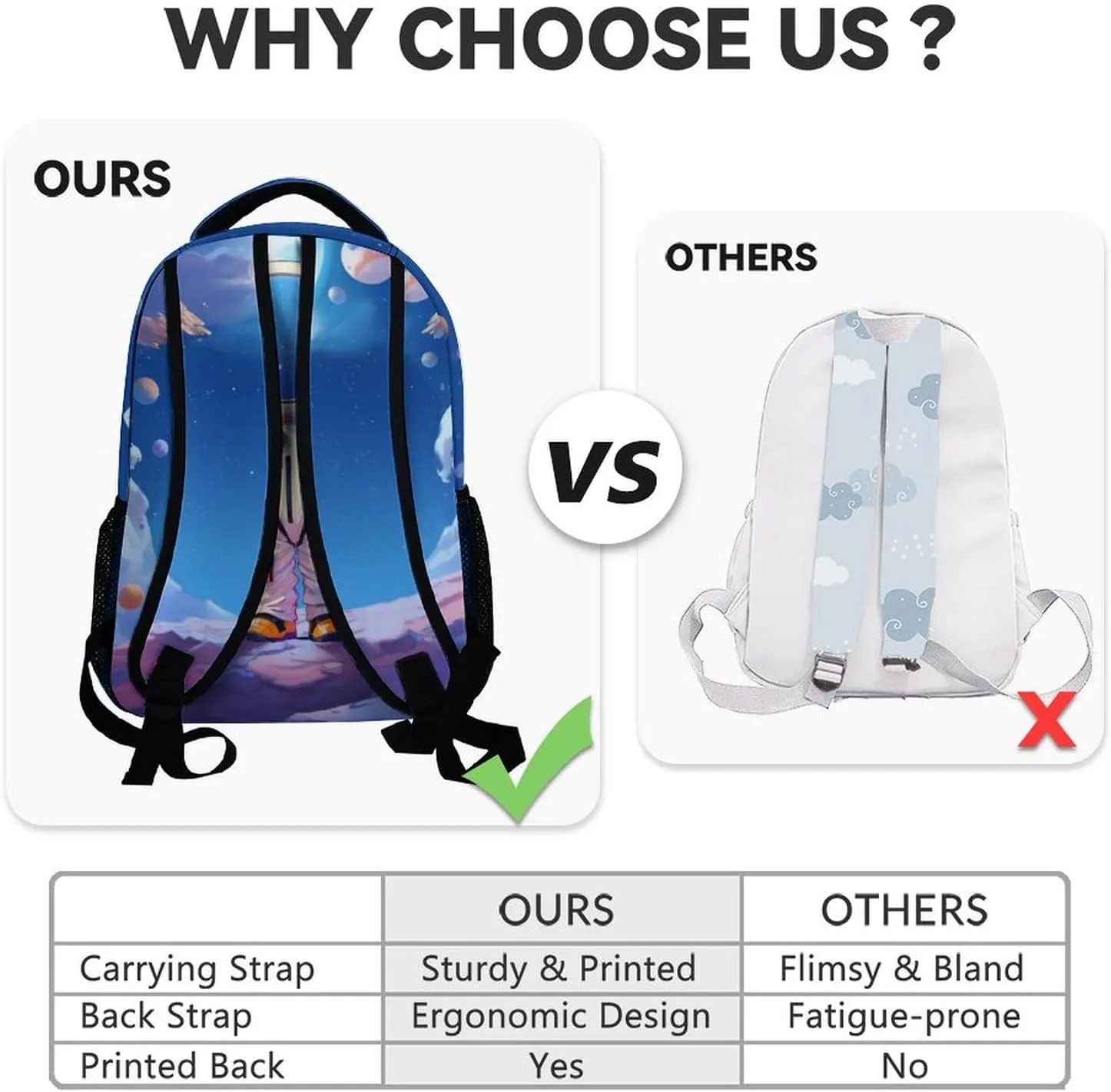 Personalized Astronaut School Backpack for Boys - 17 Inch Colorful Backpacks for Teens - Lightweight Funny Bookbag for Highschool