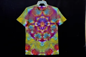 Reg. Cotton T shirt Medium #3107 Mandala design $80
