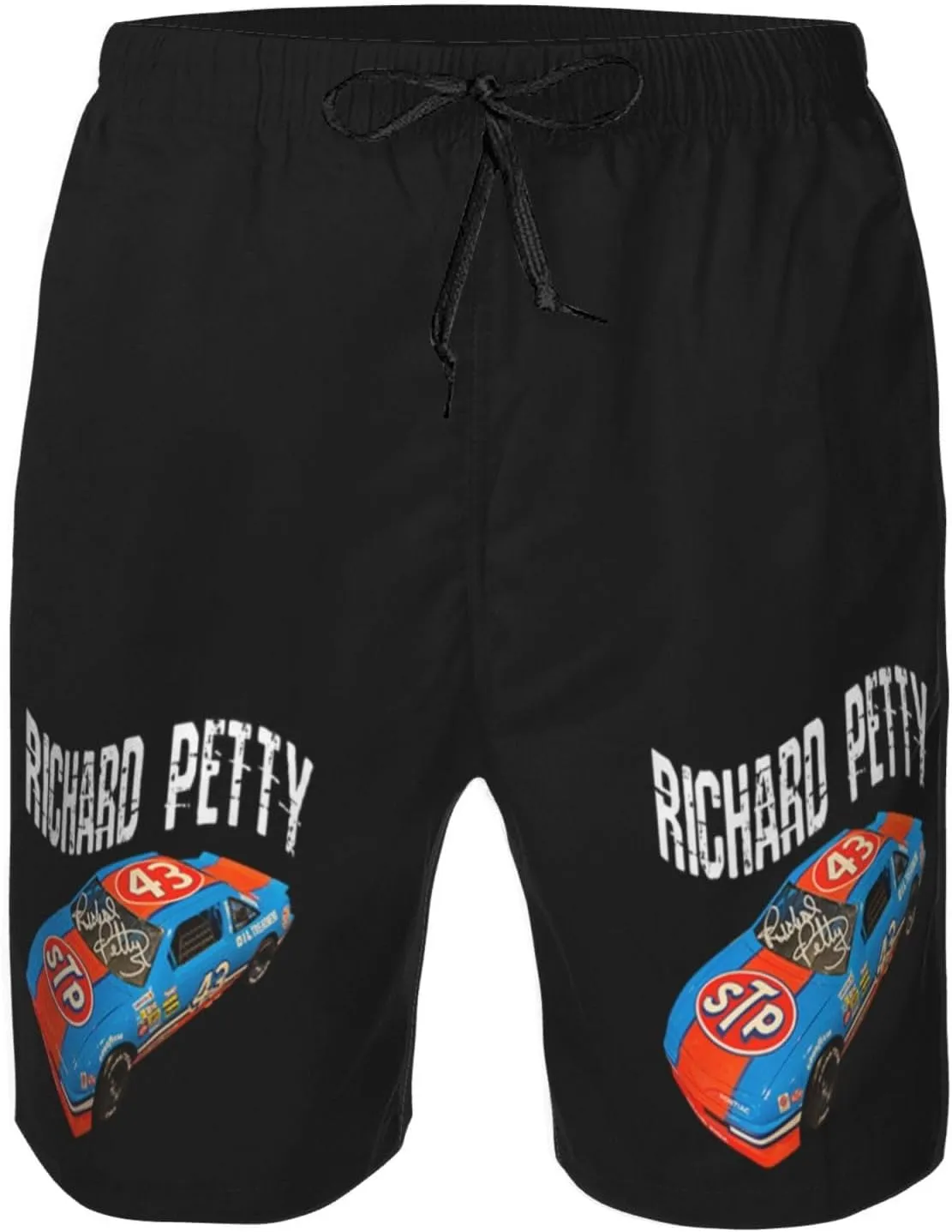 Richard-Petty-Car-43 Men's Swim Trunks Board Shorts Outdoor Beach Surfing