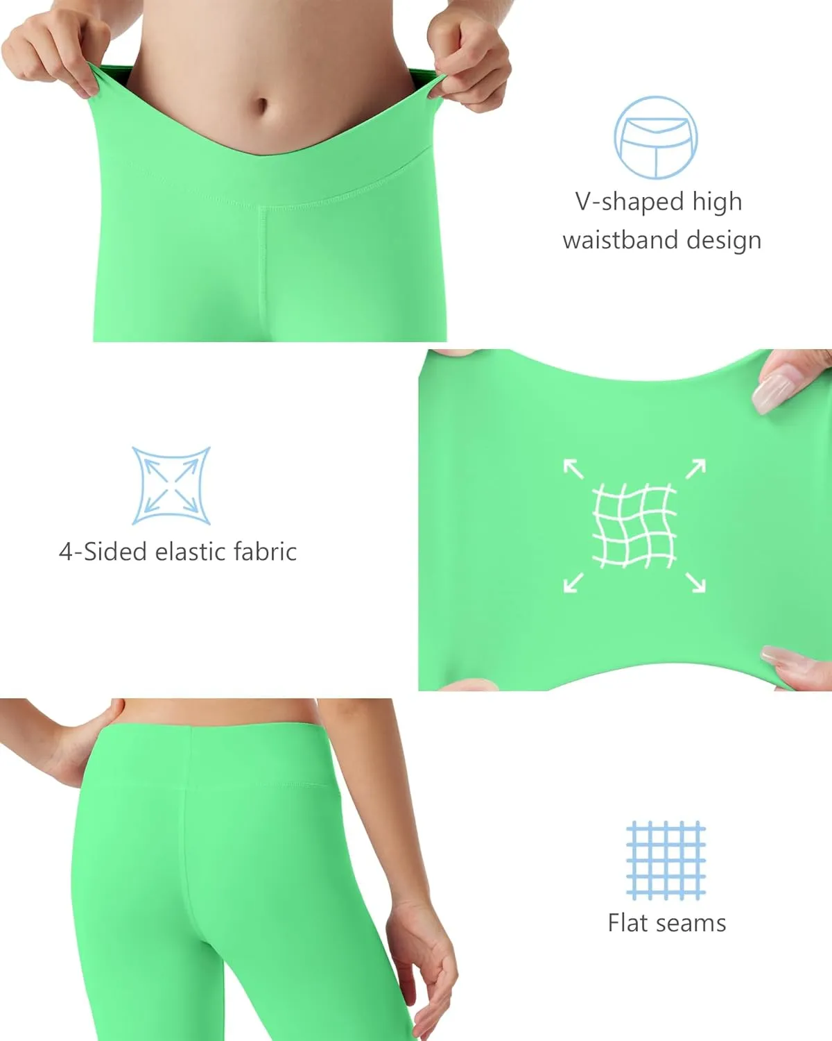 Runhit Girls Athletic Leggings Cross High Waisted Kids Yoga Dance Compression Pants for Teen Workout Running