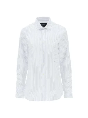 Striped Poplin Top