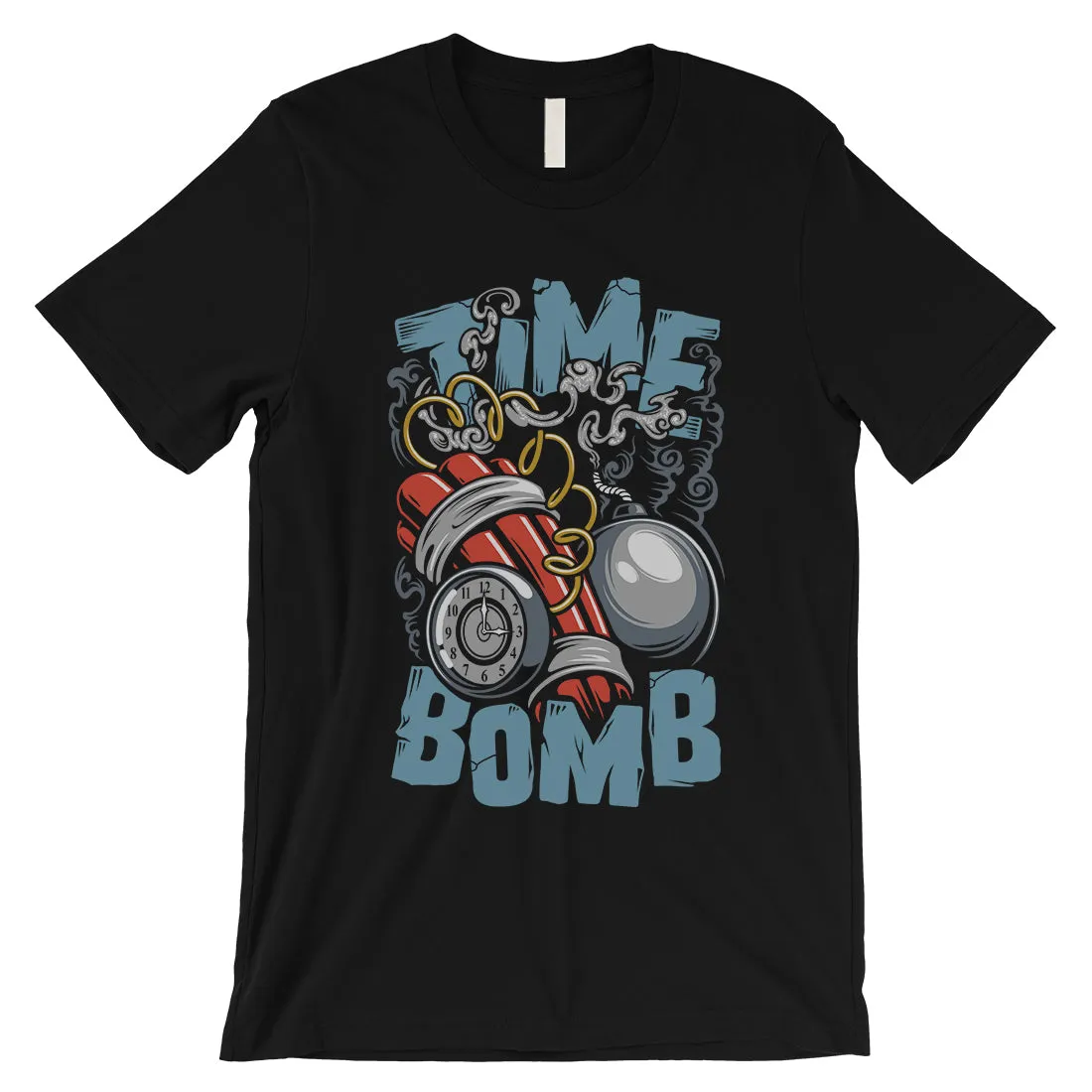 Time Bomb Mens Short Sleeves Gift T-Shirt Unique Graphic Design Tee