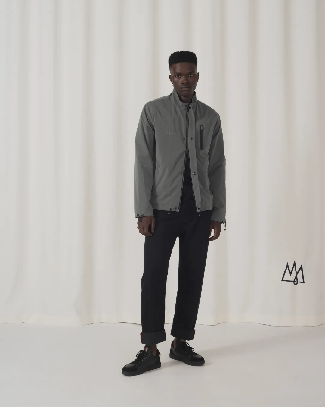 TSHEPO WINDBREAKER, ASH GRAY
