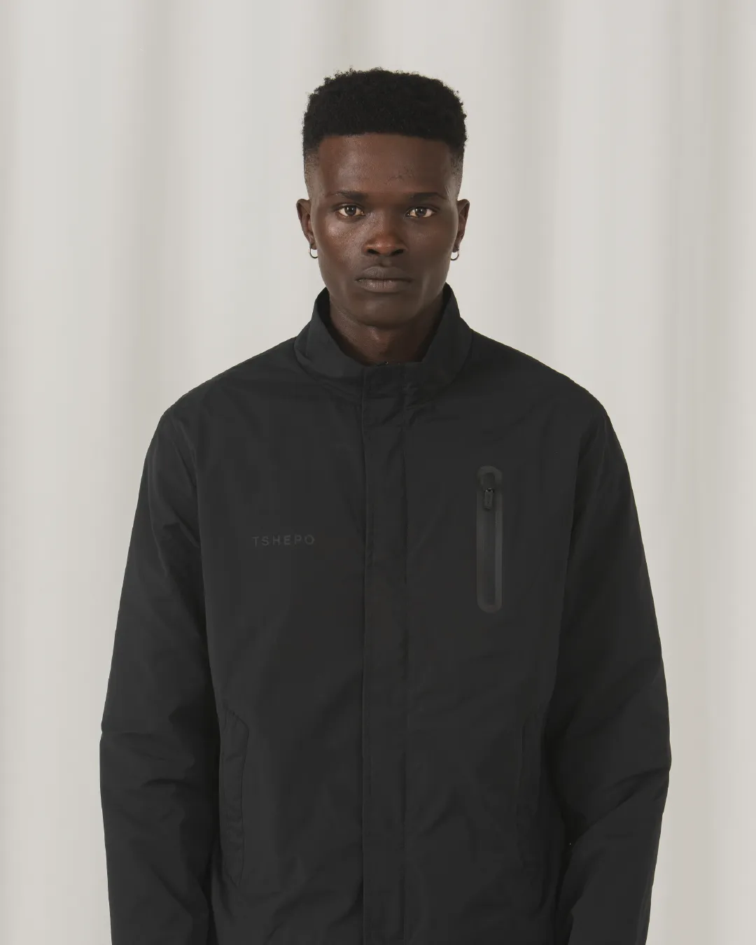 TSHEPO WINDBREAKER, BLACK