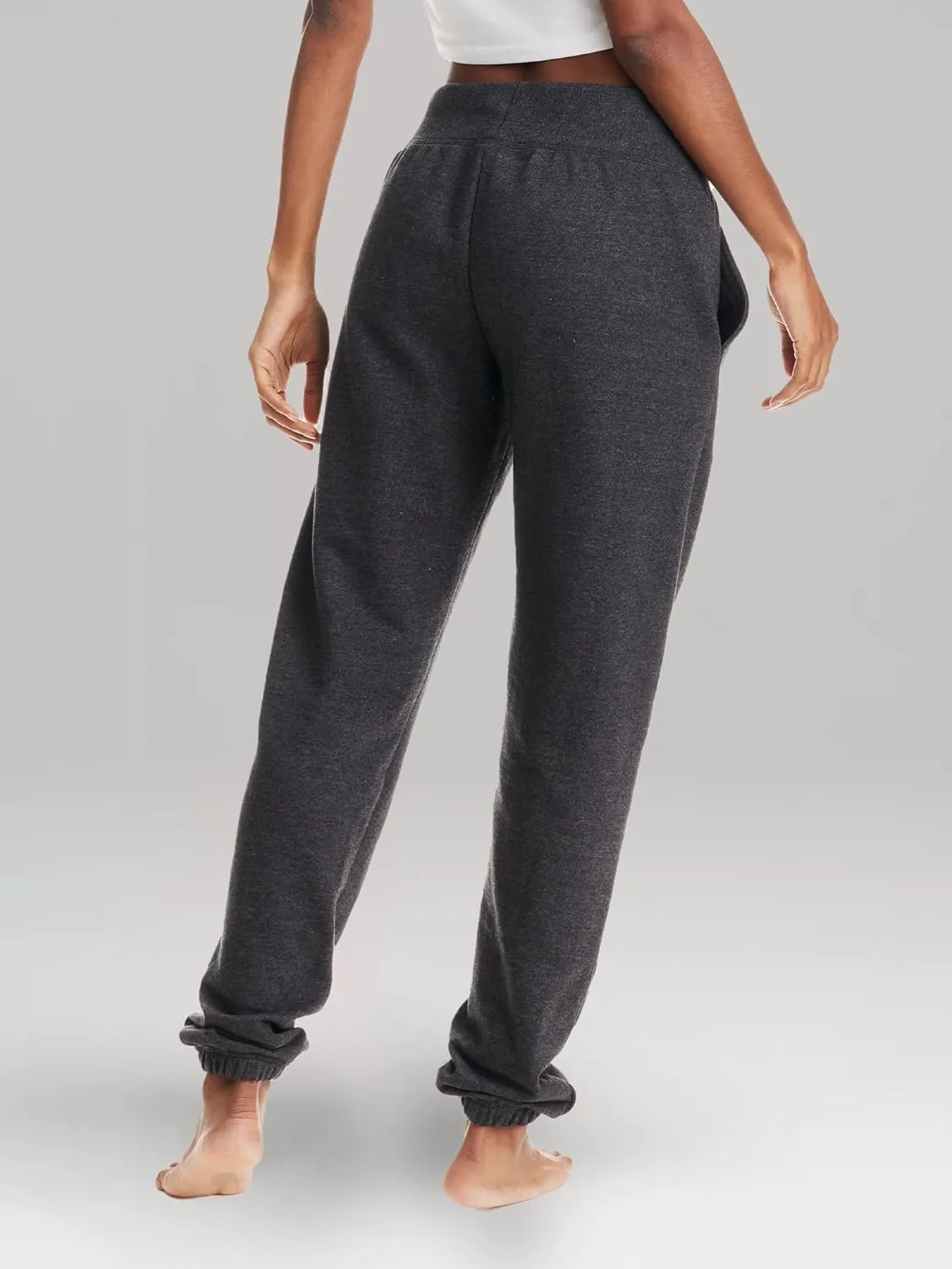 U.S. Polo Assn. Womens Sweatpants with Pockets, French Terry Womens Joggers or Wide Leg Sweats