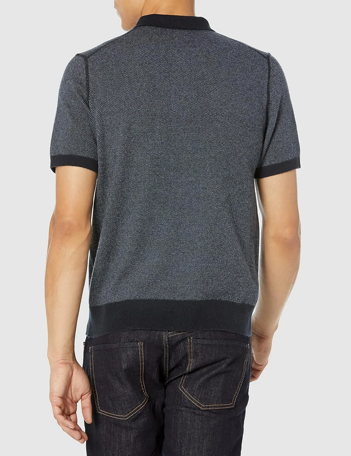 Vince Men's Birdseye S/S Polo