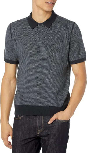 Vince Men's Birdseye S/S Polo