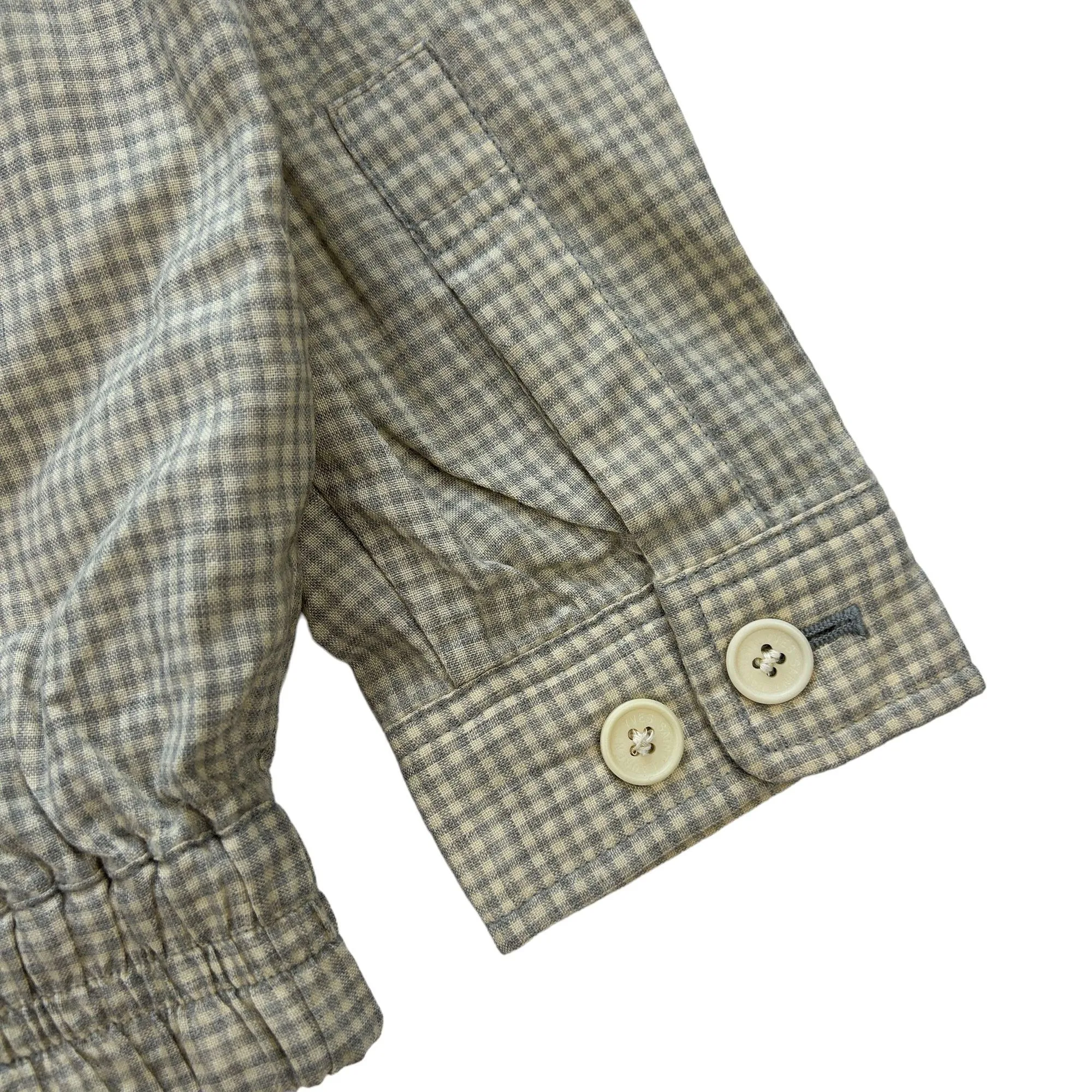 Vintage YSL Yves Saint Laurent Check Bomber Jacket Size XL