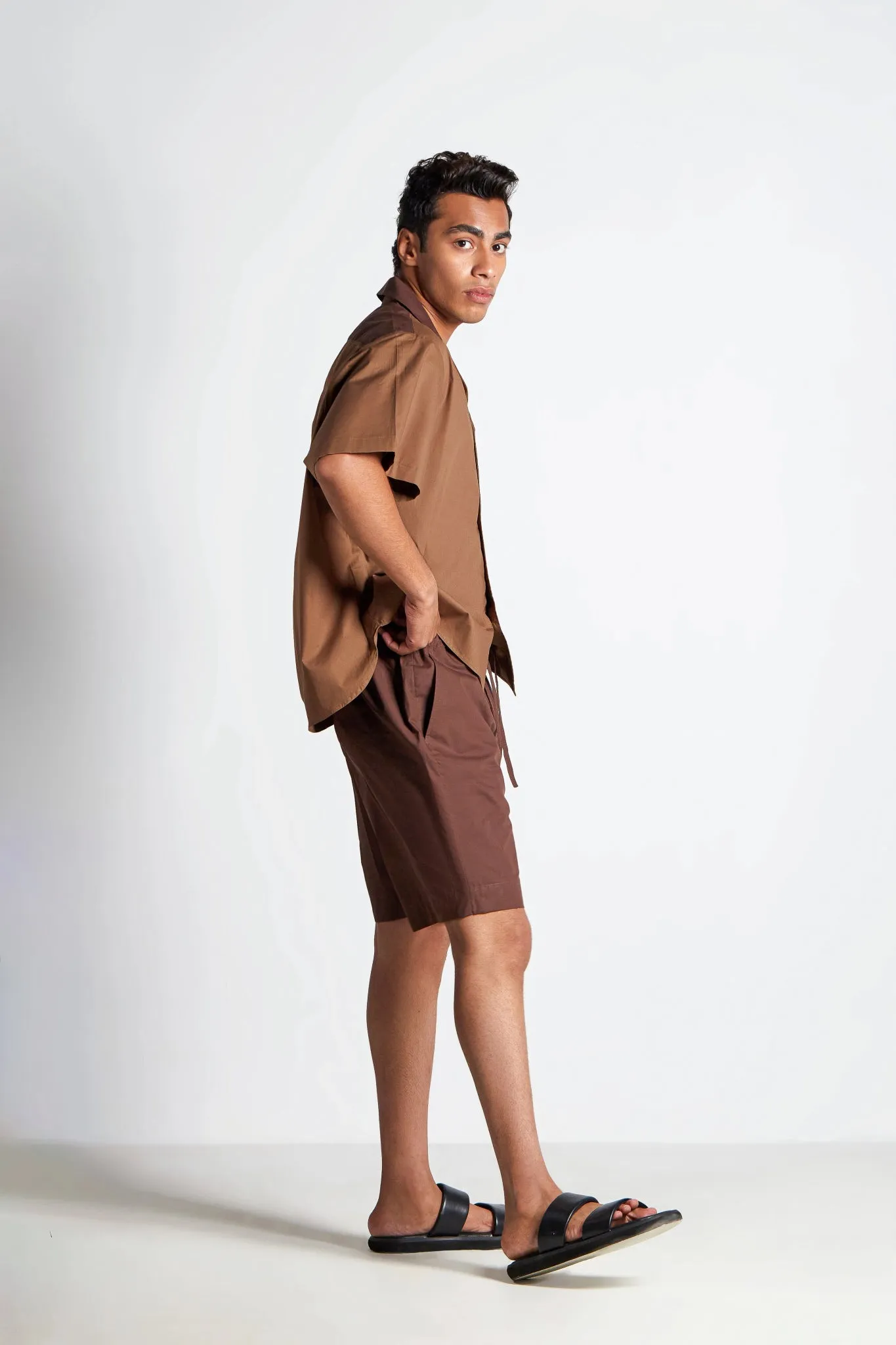 Walnut Mini Shorts
