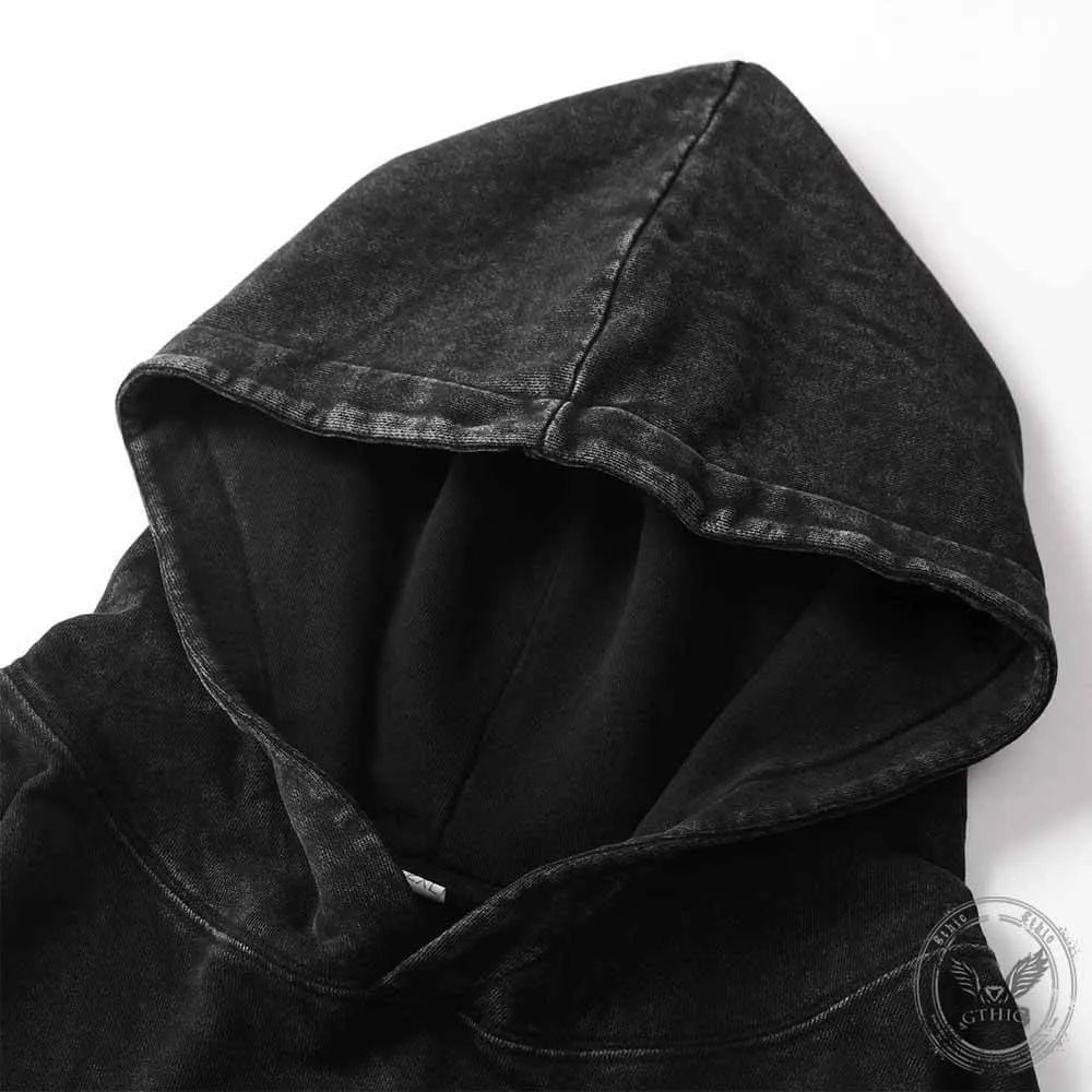 Well That’s Not A Good Sign Stickman Vintage Washed Hoodie