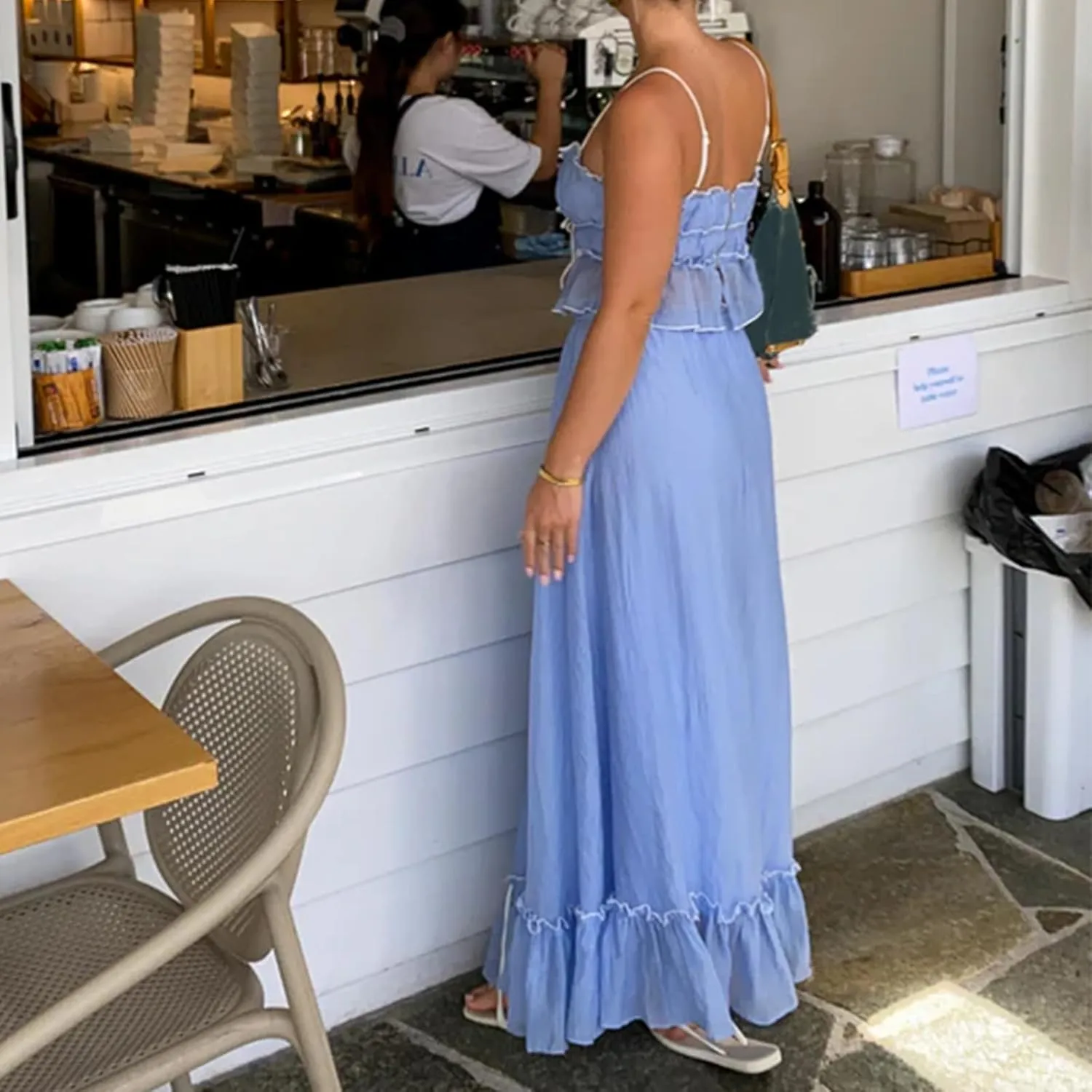 Women Y2k 2 Piece Maxi Skirt Set Floral Crop Top Bodycon Long Skirt Going Out Streetwear Outfits