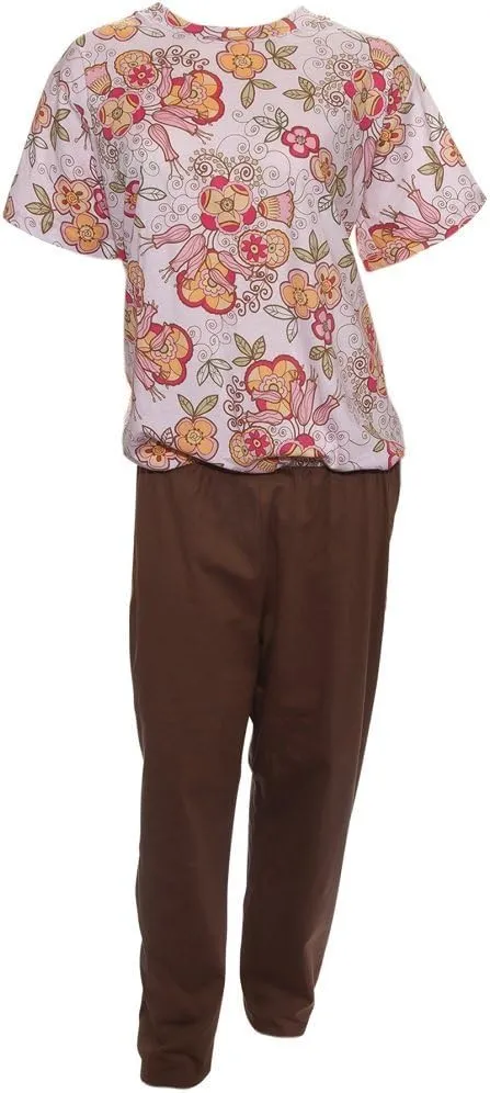 Women's Assorted Print-top Anti-Strip Jumpsuit-Style 4 (S)