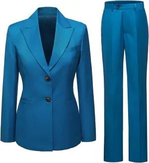 Women's Suiting Work Suit for Office Pant Suits for Women Dressy Pantsuit Women Suits 2 Piece Set Business