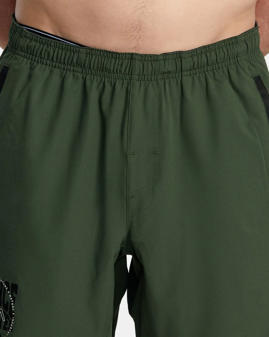 Yogger Stretch 17" Athletic Shorts - Dark Olive
