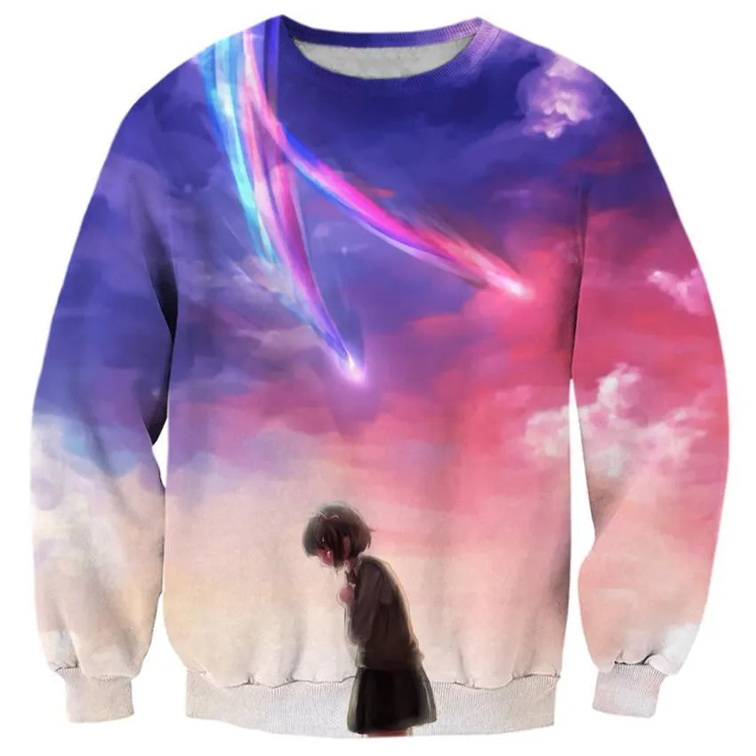 Your Name Mitsuha Miyamizu So cute - 3D Hoodie, T shirt, Sweatshirt, Tank Top